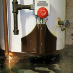 hot water system leaking